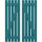 Ekena Millwork Americraft 5-Board (2 Batten) Wood Spaced Board-n-Batten Shutters w/ Z-Bar, ARW102SB519X77ANH, PR ARW102SB519X77ANH - alternate 1